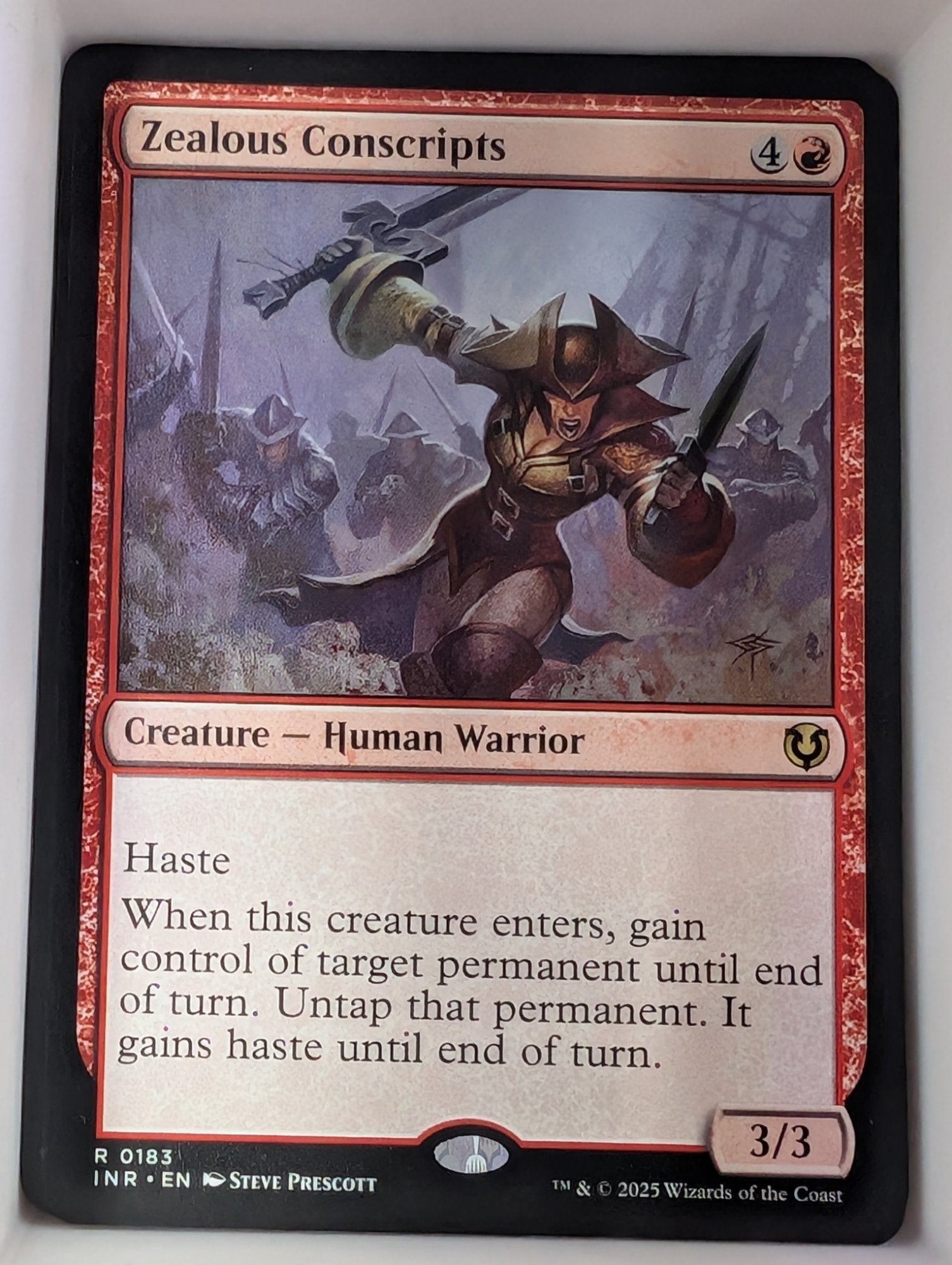 Image of Zealous Conscripts Innistrad Remastered (INR) #183