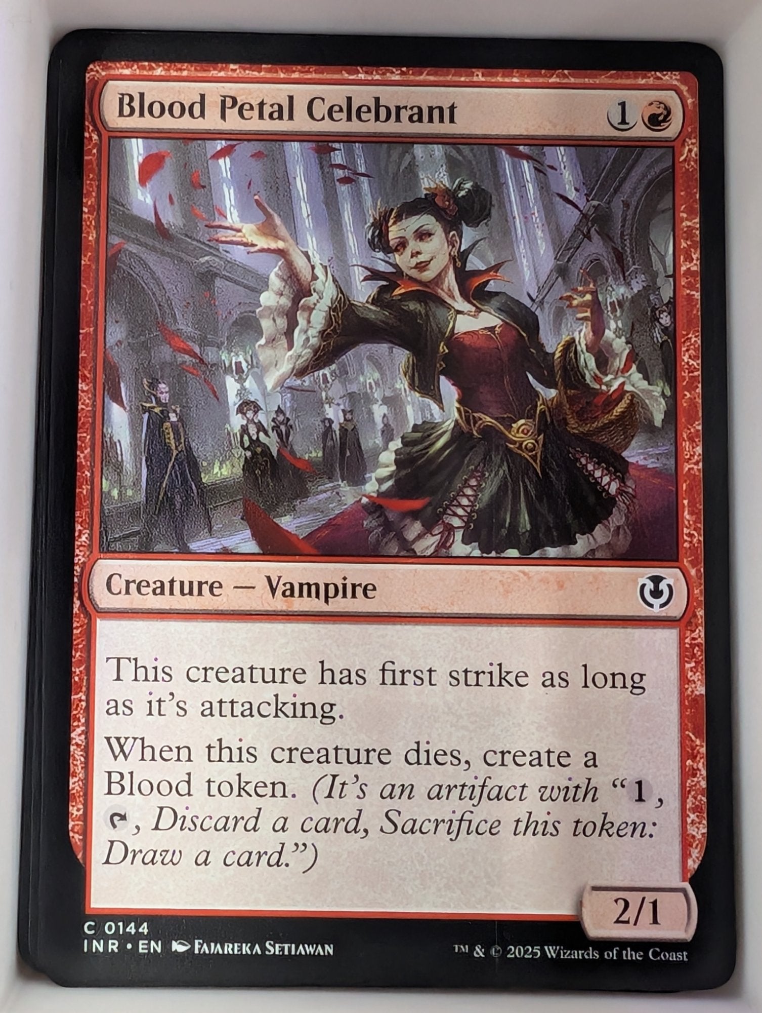 Image of Blood Petal Celebrant Innistrad Remastered (inr) #144