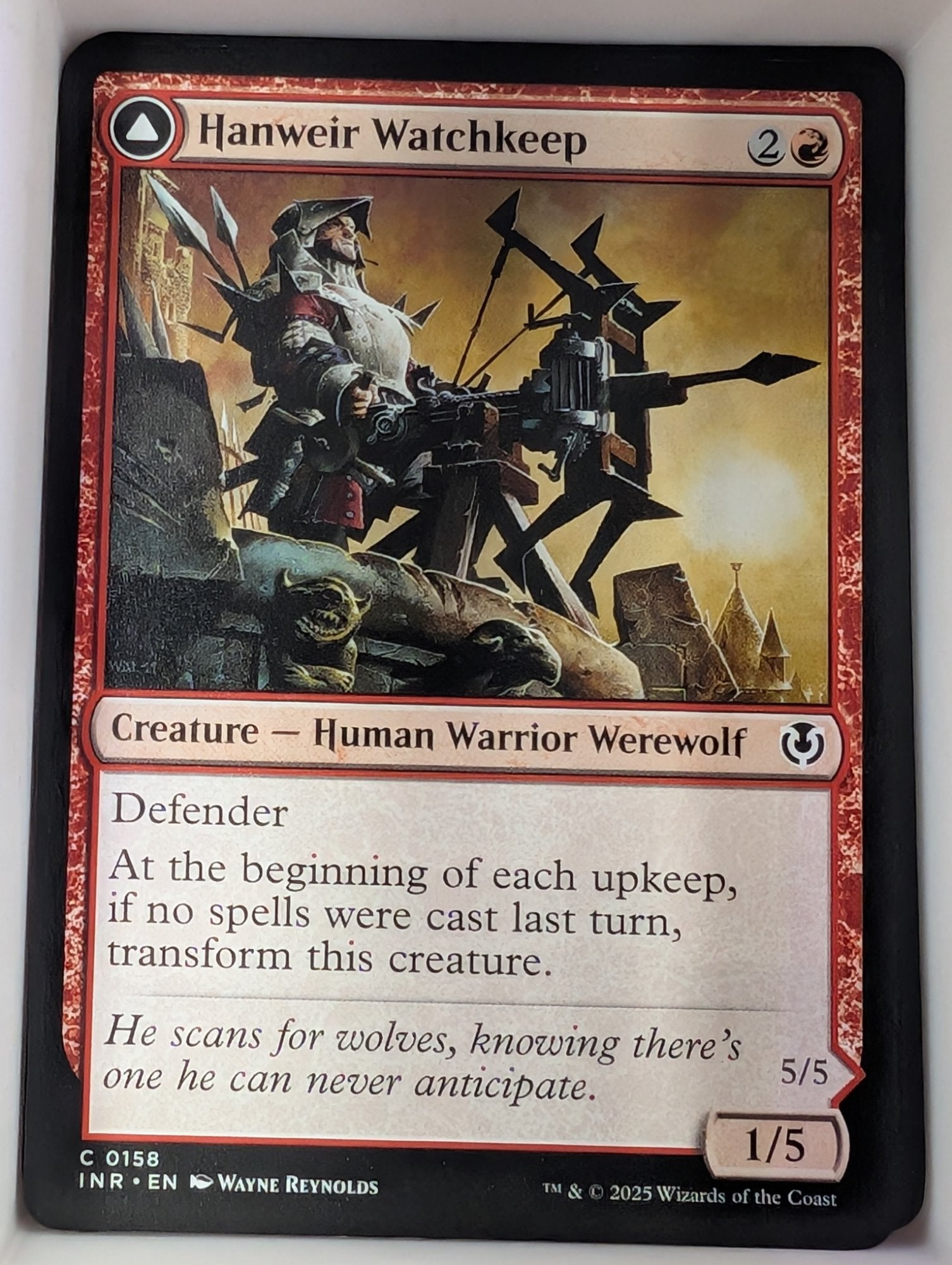Image of Hanweir Watchkeep Innistrad Remastered (INR) #158