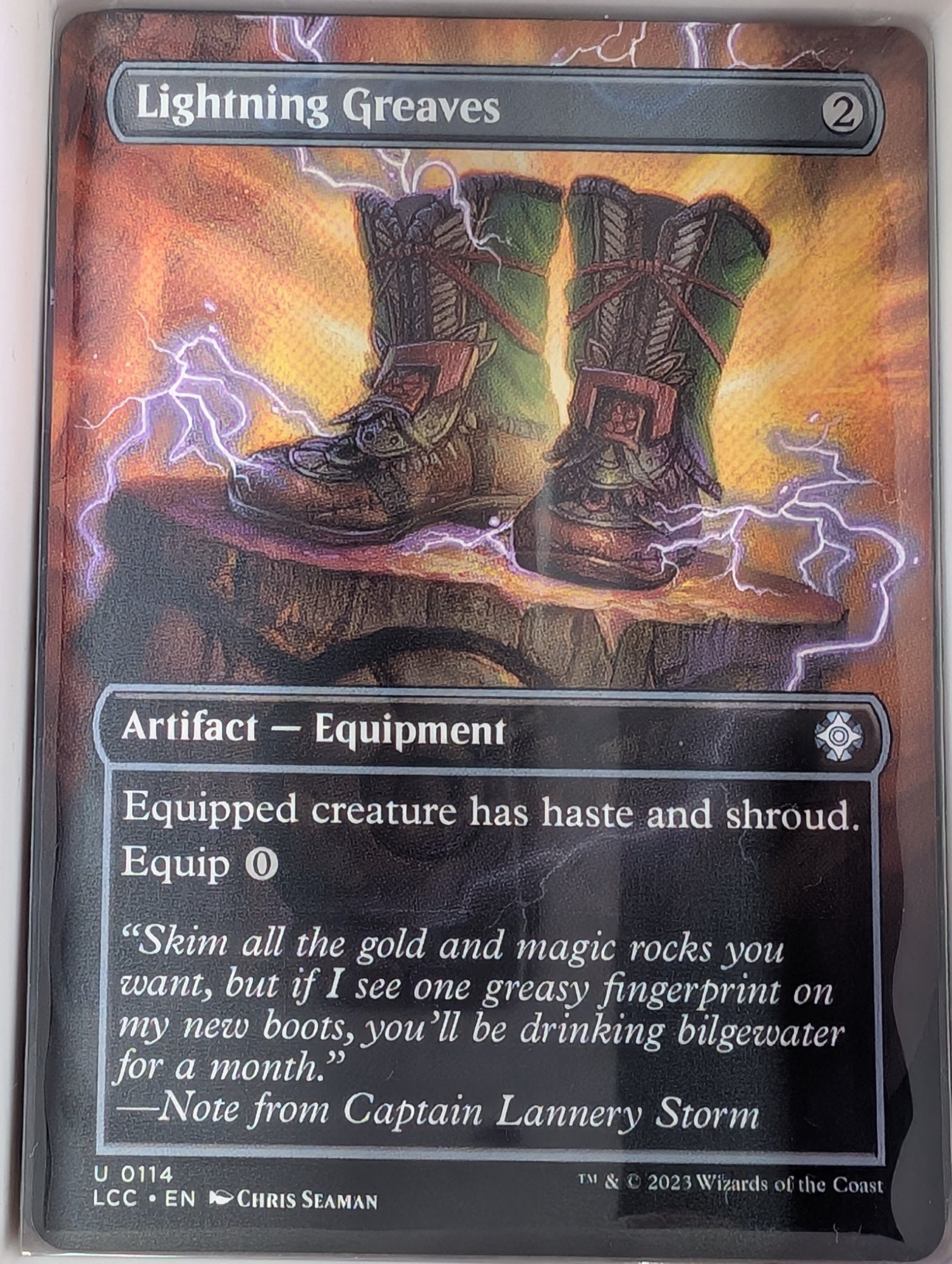 Image of Lightning Greaves The Lost Caverns of Ixalan Commander (lcc) #114