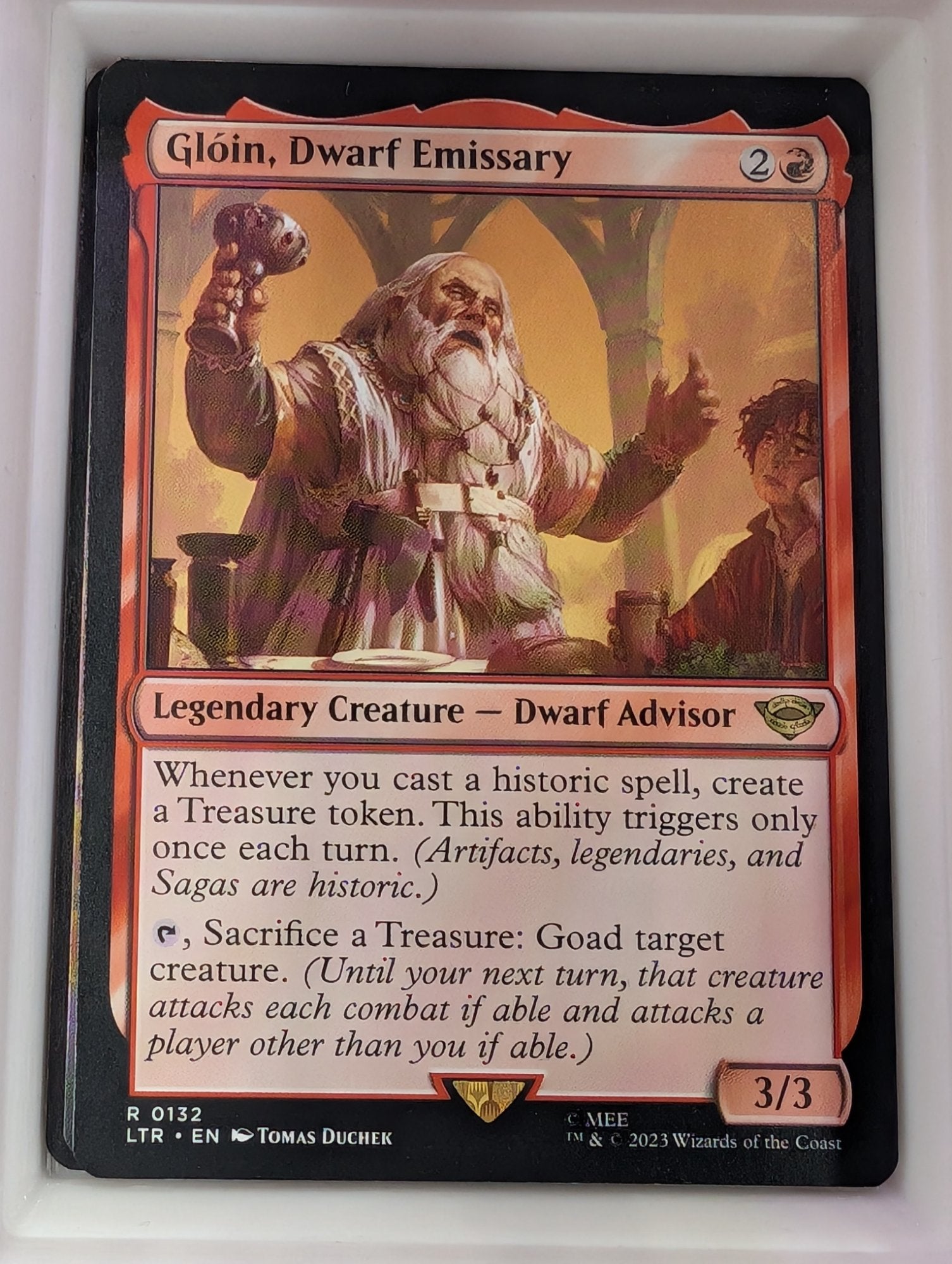 Image of Glóin, Dwarf Emissary The Lord of the Rings: Tales of Middle-earth (LTR) #132