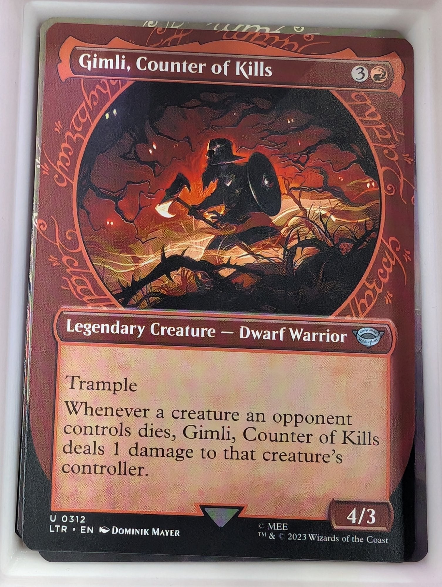 Image of Gimli, Counter of Kills The Lord of the Rings: Tales of Middle-earth (ltr) #312