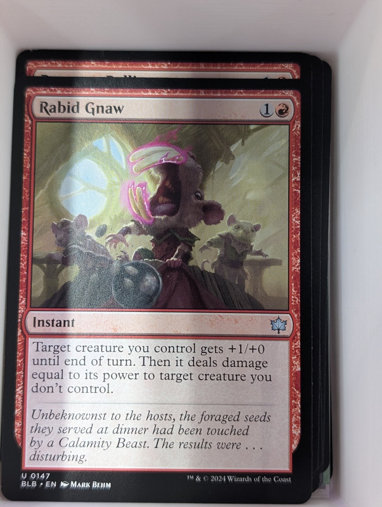 Image of Rabid Gnaw Bloomburrow (blb) #147