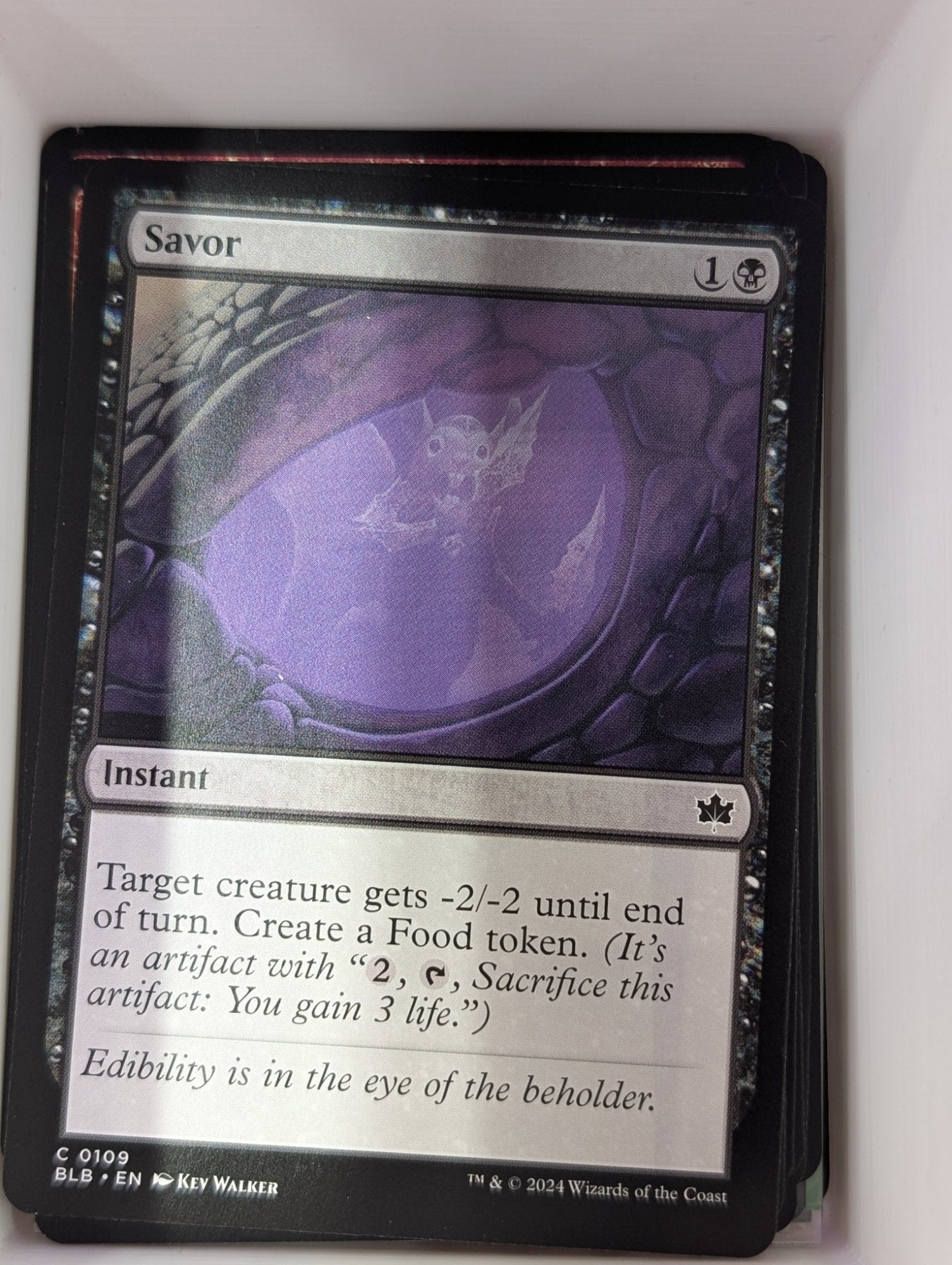 Image of Savor Bloomburrow (blb) #109