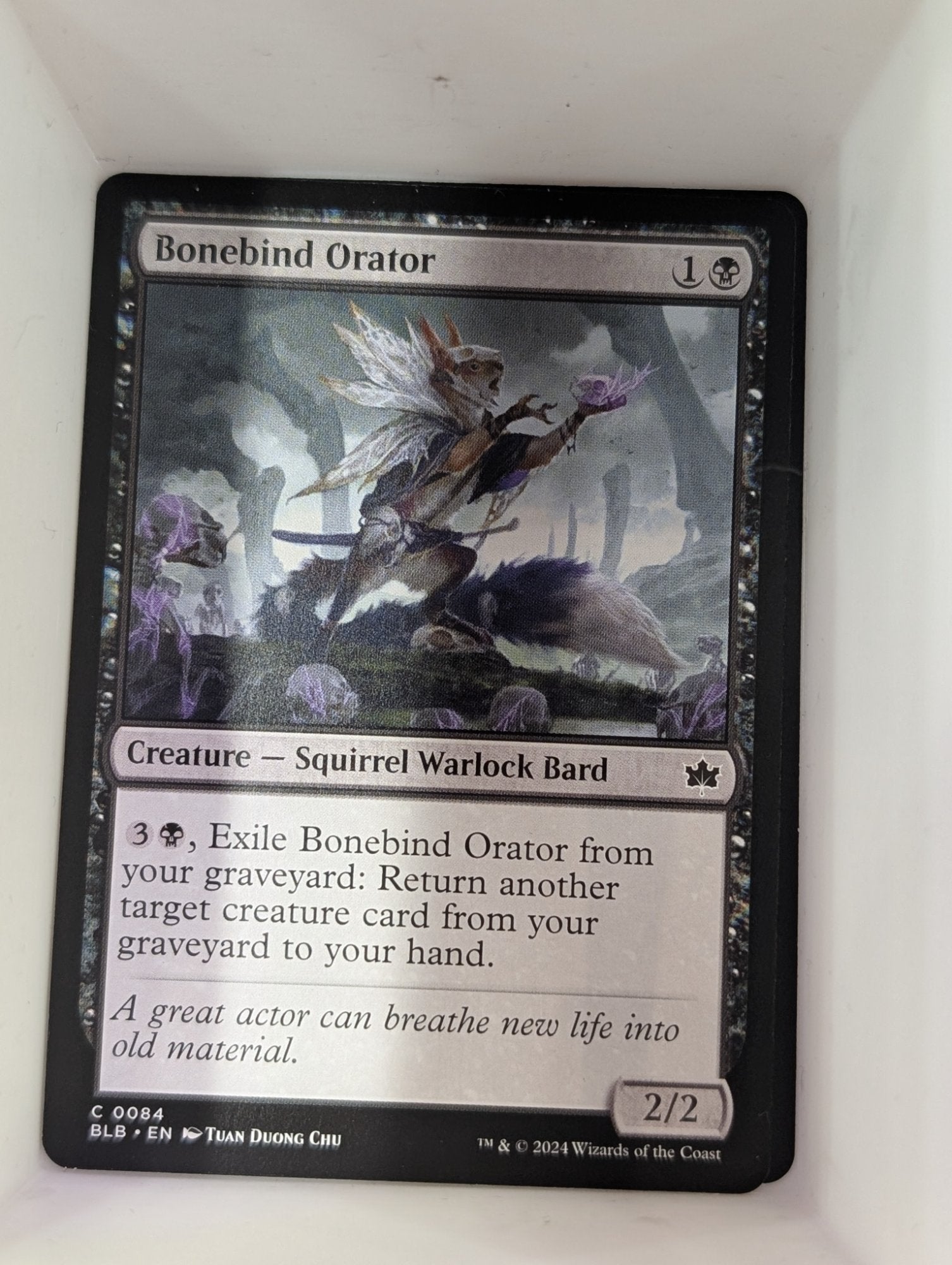 Image of Bonebind Orator Bloomburrow (blb) #84