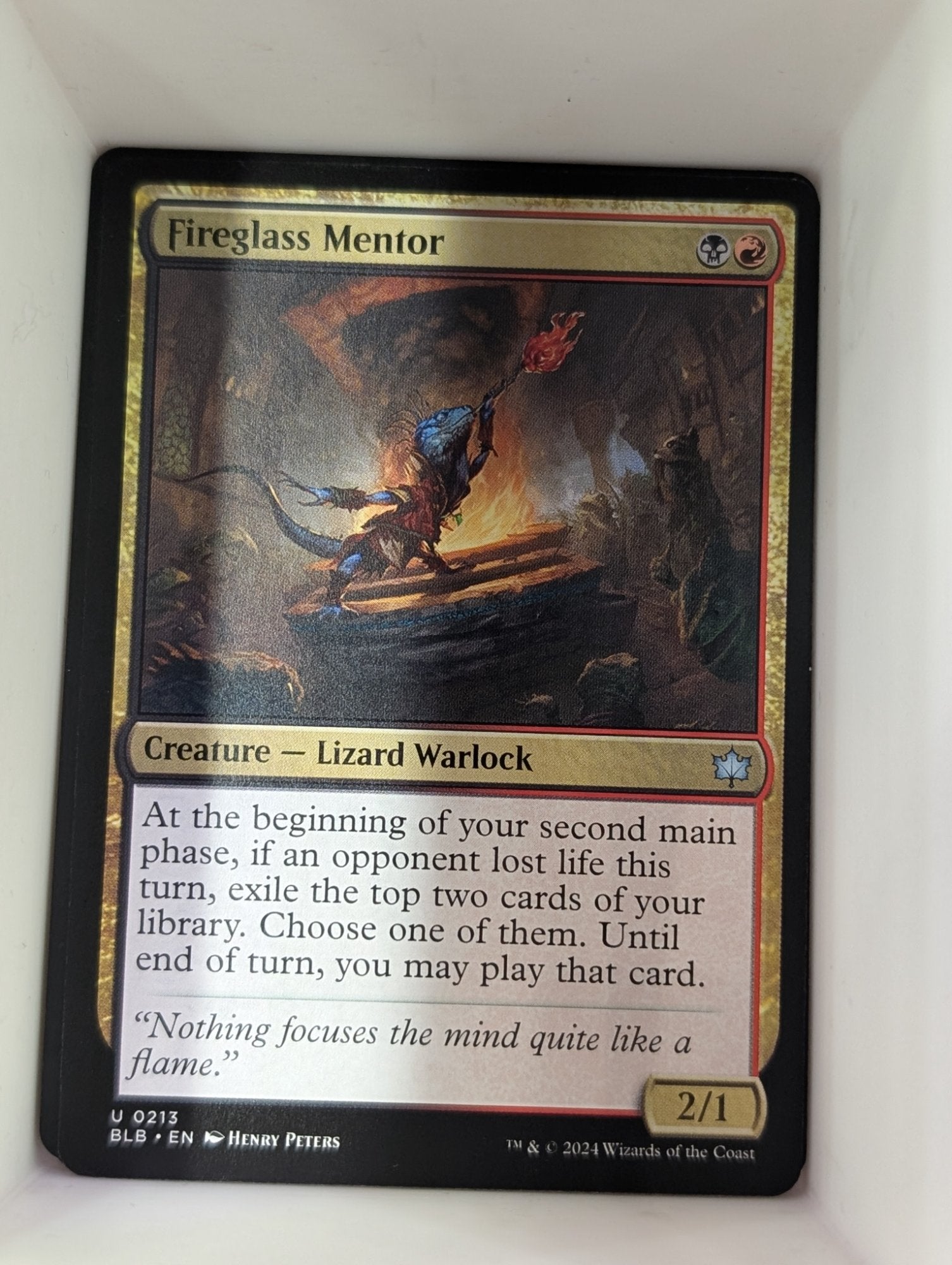 Image of Fireglass Mentor Bloomburrow (blb) #213