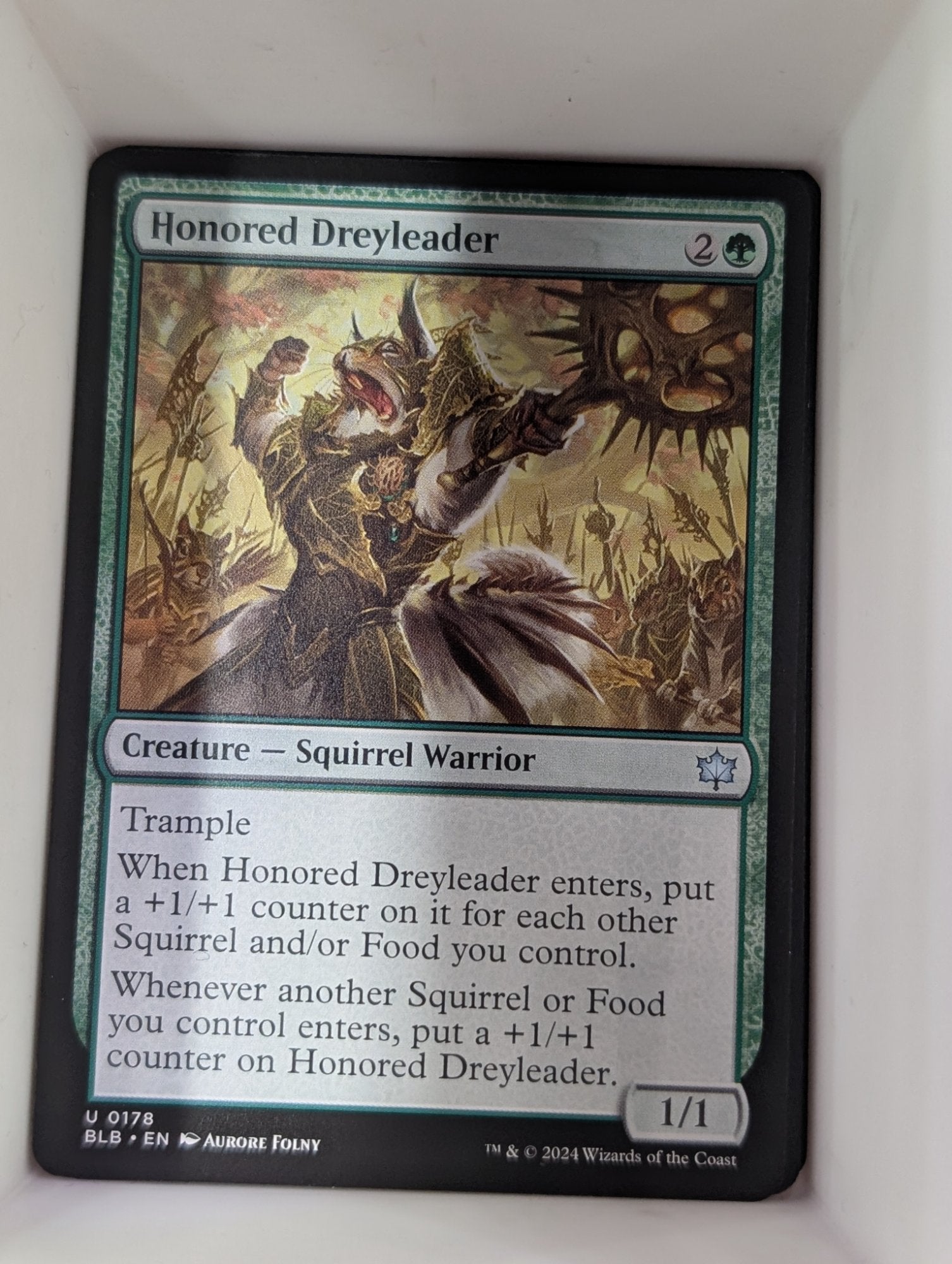 Image of Honored Dreyleader Bloomburrow (blb) #178