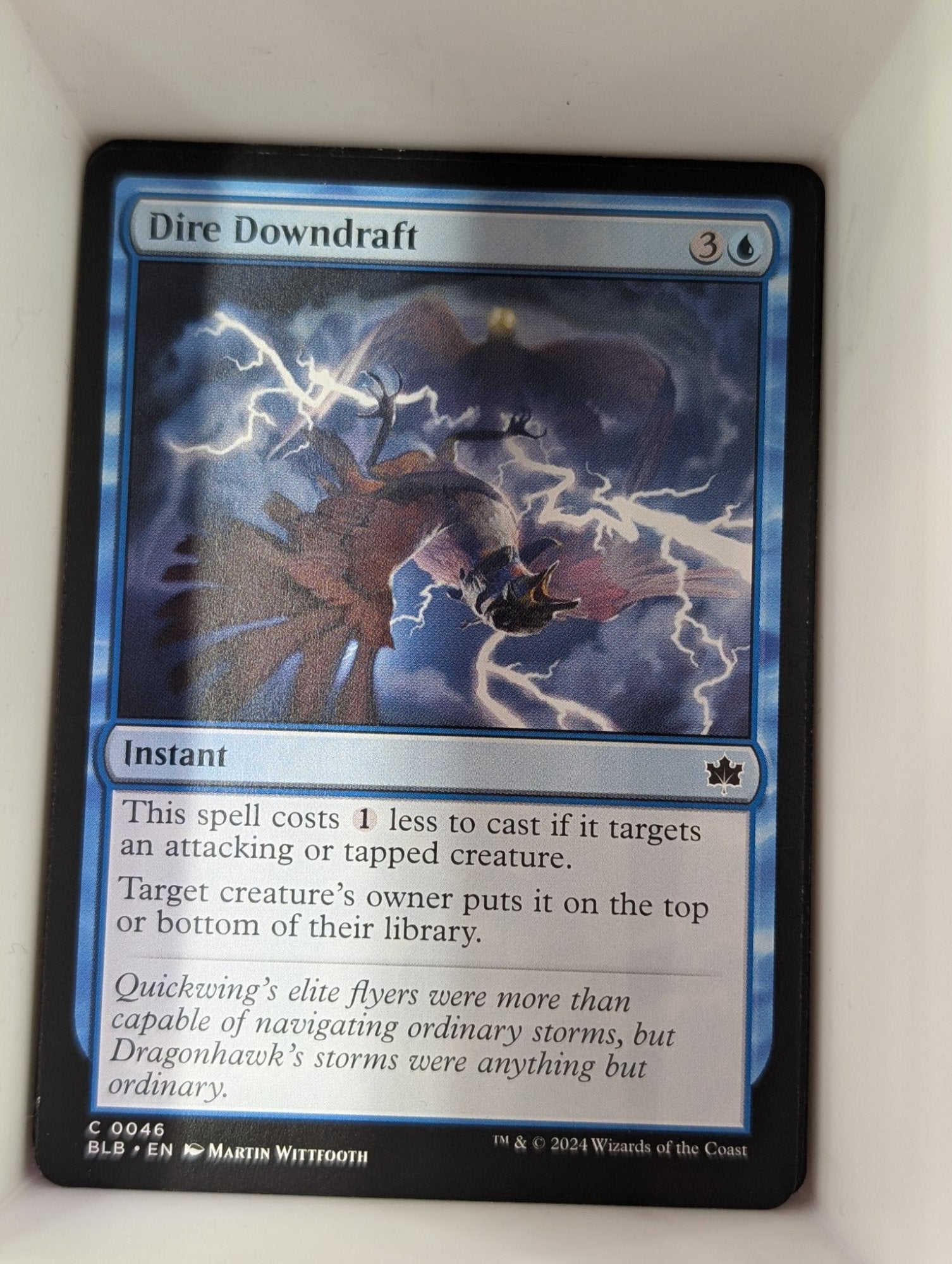 Image of Dire Downdraft Bloomburrow (blb) #46