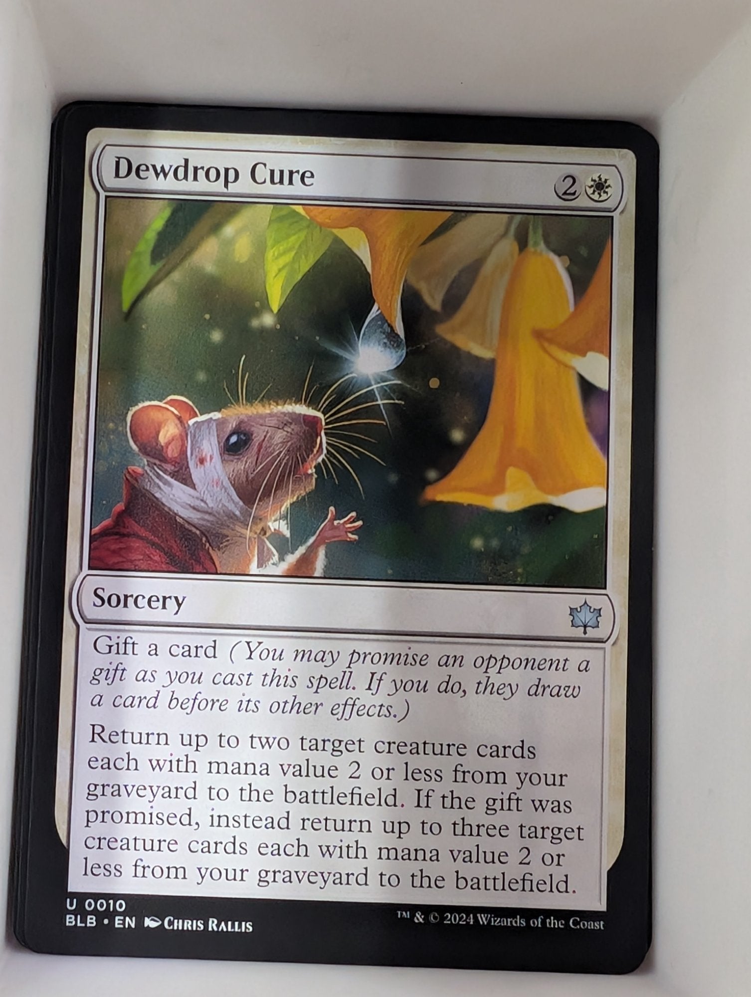 Image of Dewdrop Cure Bloomburrow (blb) #10