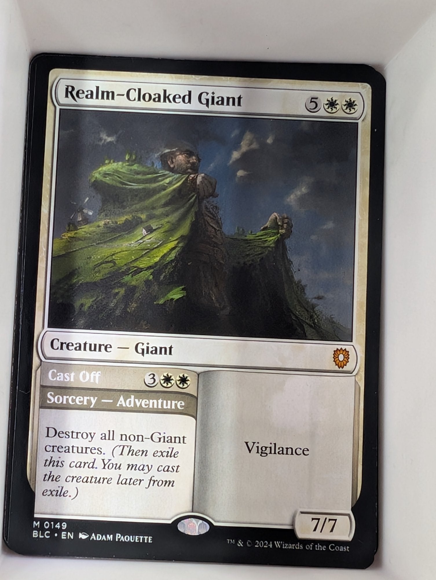 Image of Realm-Cloaked Giant // Cast Off Throne of Eldraine (eld) #26