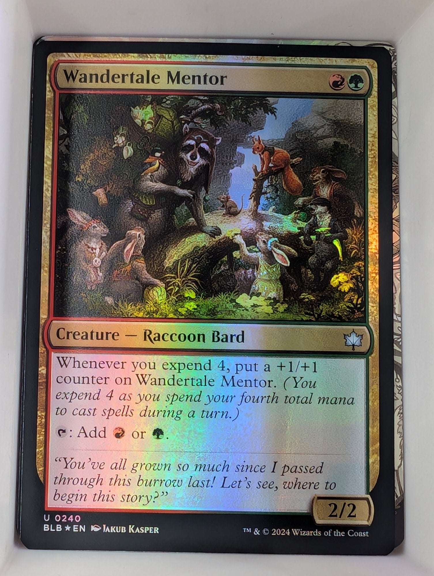 Image of Wandertale Mentor Bloomburrow (blb) #240