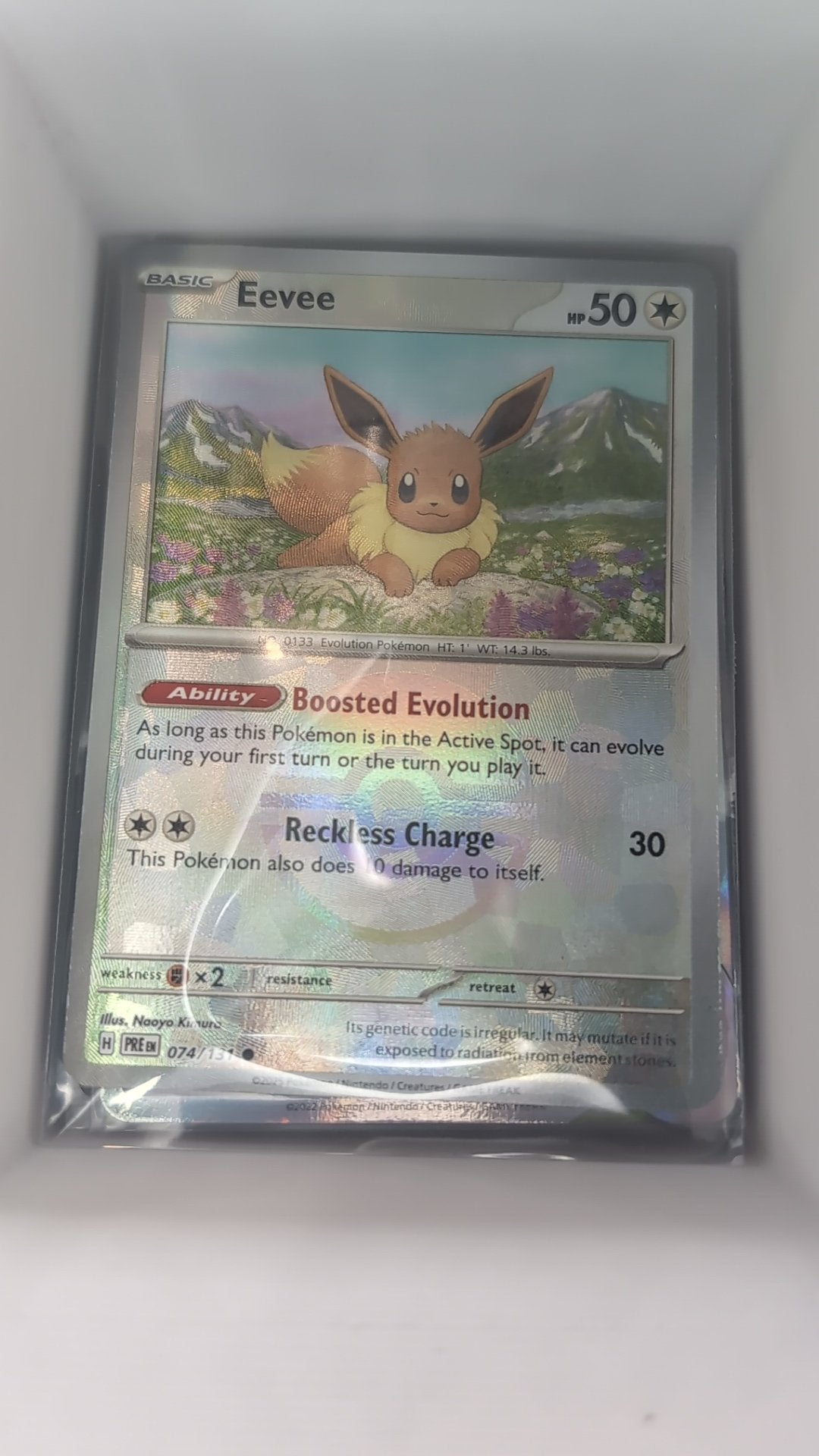 Image of Eevee Prismatic Evolutions (PRE) #74
