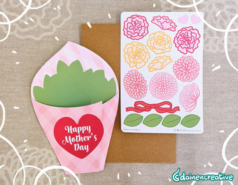 Mother's Day Card, Make it Yours - Dainencreative - Pop Culture Larrikin 