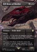 Image of Fell Beast Of Mordor (Borderless Foil) - 513 - LTC - MTG