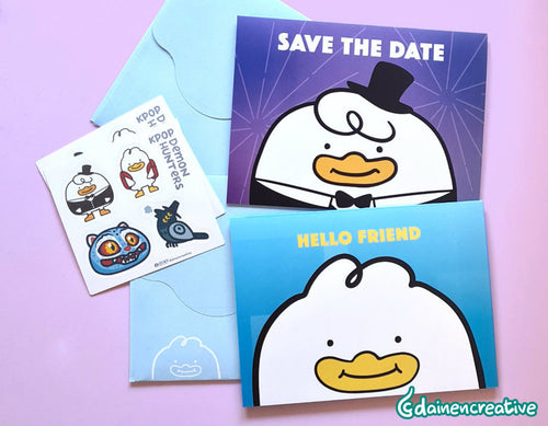 Image of KDH Greeting Card Set - Dainencreative - Pop Culture Larrikin