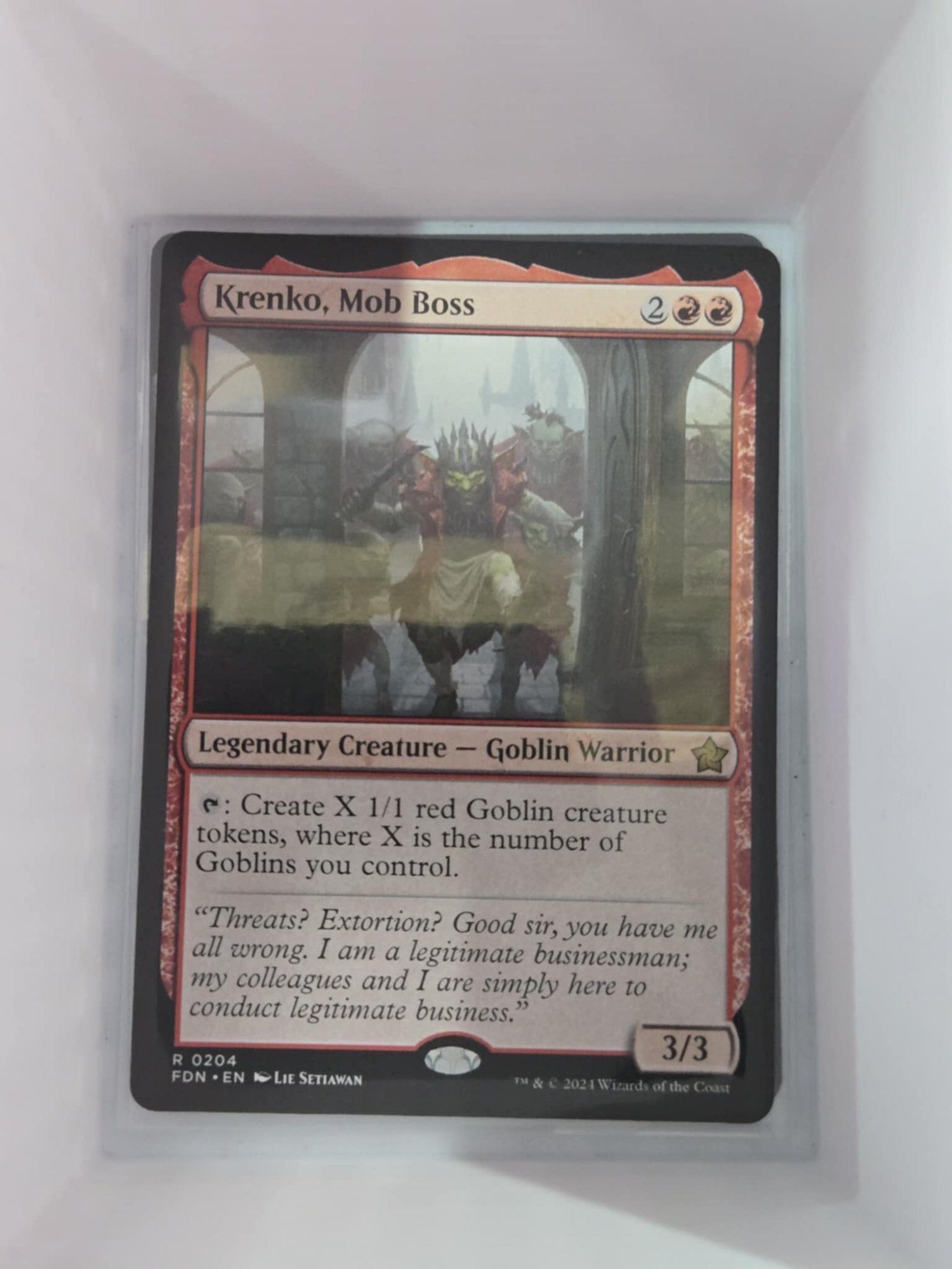 Image of Krenko, Mob Boss Foundations (FDN) #204