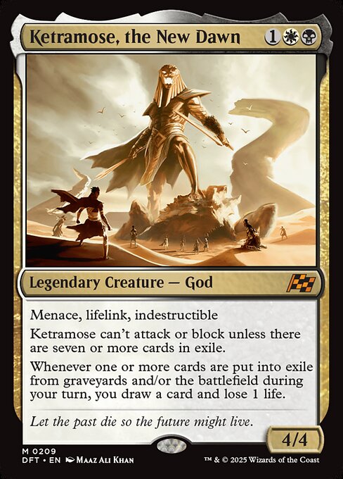 Image of Ketramose, the New Dawn Aetherdrift (dft) #209