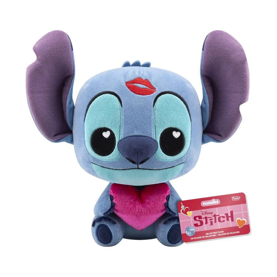 Disney Lilo & Stitch Stitch Heart Funko POP! Plushies 7" Plush - Pop Culture Larrikin 