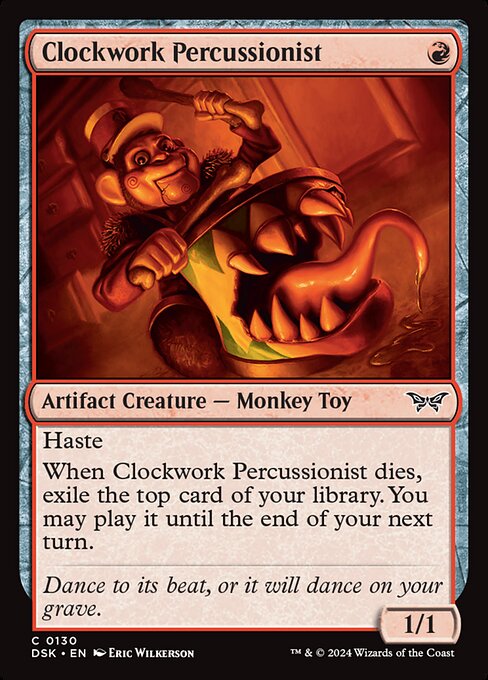 Image of Clockwork Percussionist - 130 PCL