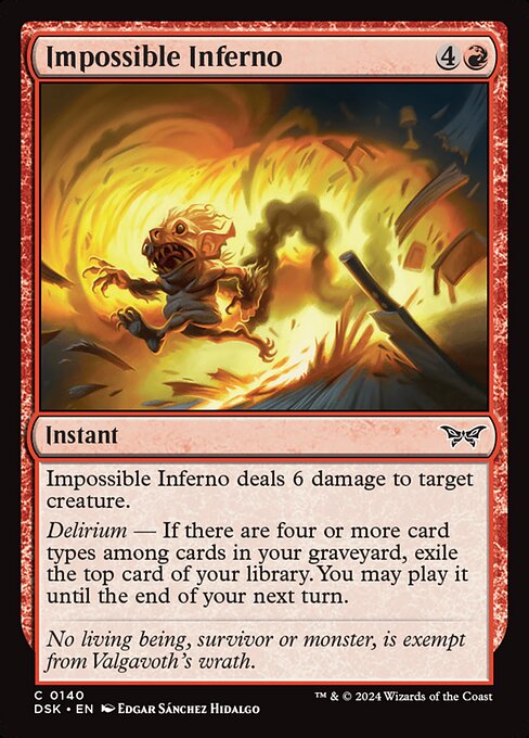 Image of Impossible Inferno - Foil - 140 PCL