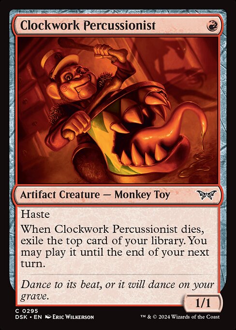 Image of Clockwork Percussionist - 295 PCL