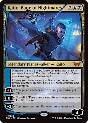 Kaito, Bane of Nightmares #220 Duskmourn: House of Horror en