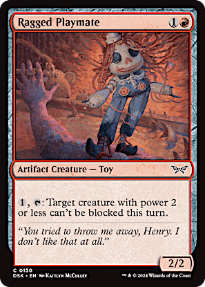 Ragged Playmate #150 Foil Duskmourn: House of Horror en