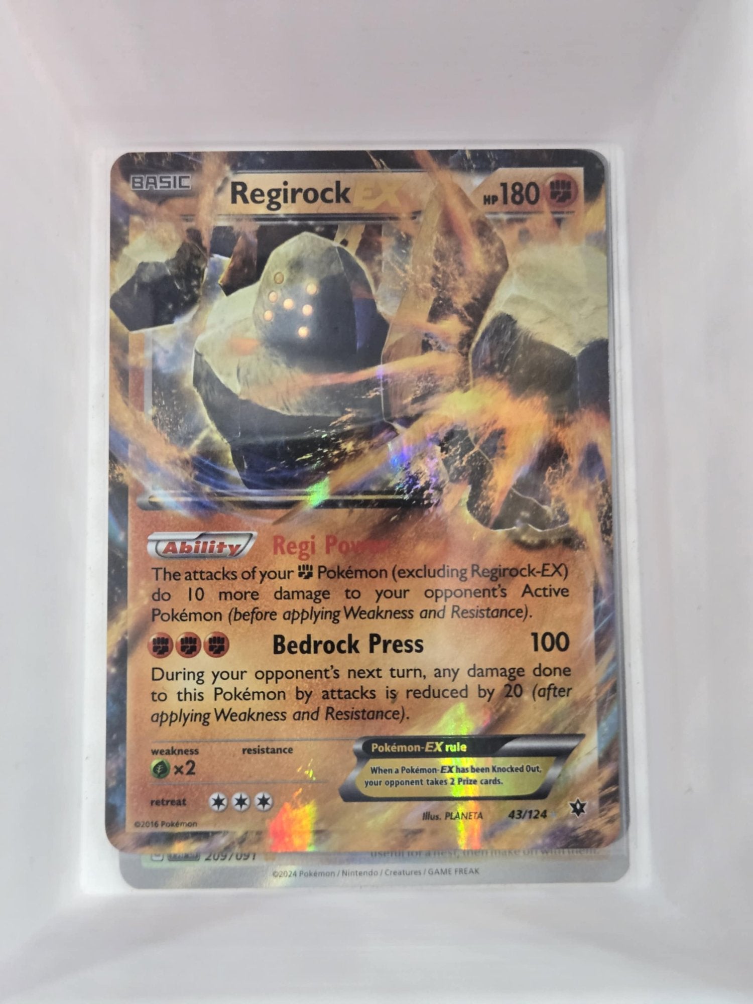 Image of Regirock-EX Fates Collide (FCO) #43