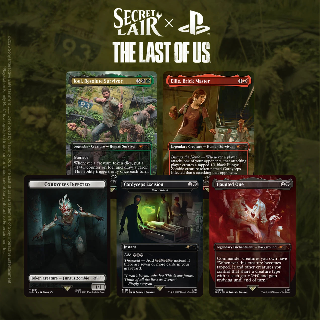Magic Secret Lair x The Last Of Us: Part 1 - Non-Foil