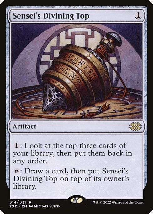 Sensei's Divining Top #314 2X2 Double Masters 2022 EN MTG