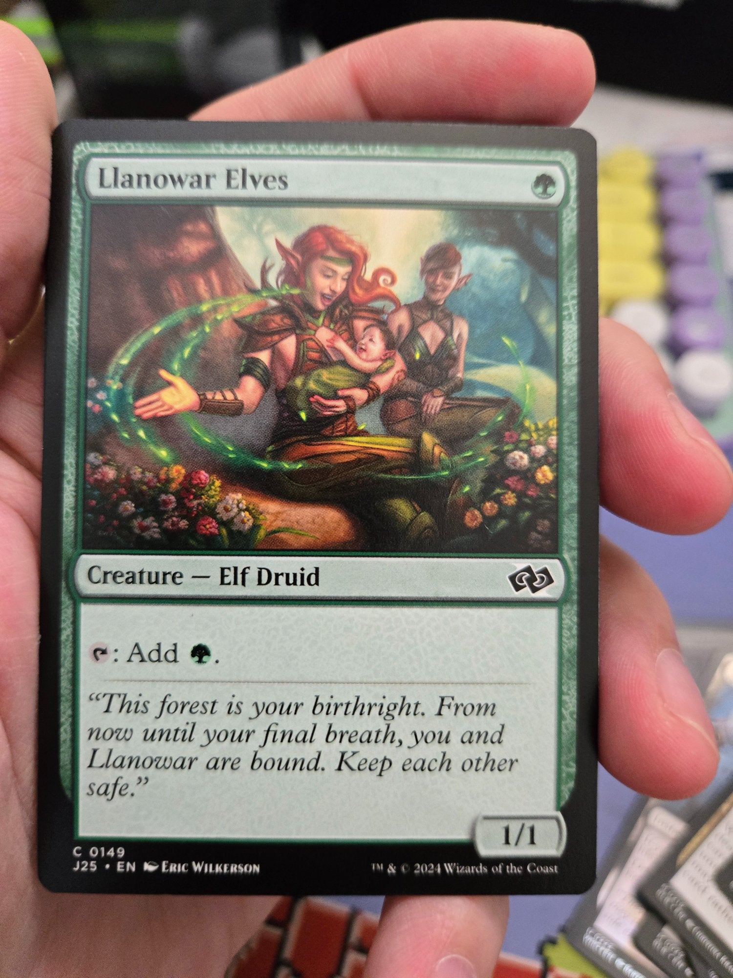 Image of Llanowar Elves Foundations Jumpstart (J25) #149