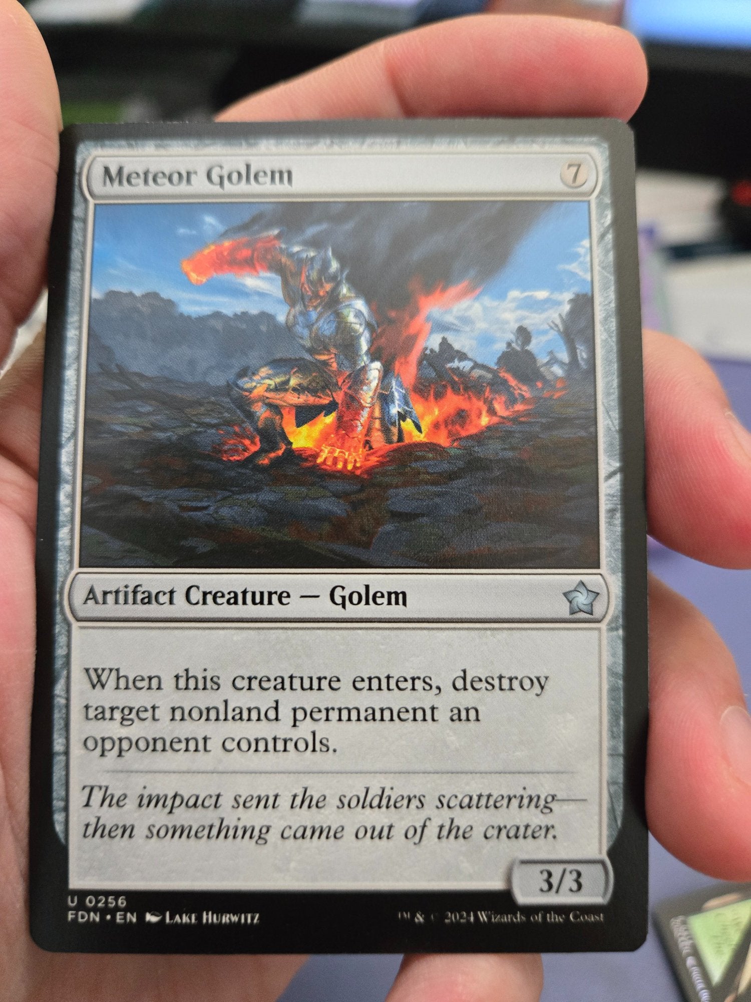 Image of Meteor Golem Foundations (FDN) #256