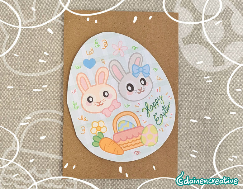 Easter Card, Make it Yours - Dainencreative - Pop Culture Larrikin 