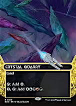 Crystal Quarry (Borderless) - 10 - EOS - MTG
