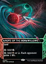 Grove of the Burnwillows (Borderless) - 17 - EOS - MTG