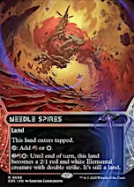 Needle Spires (Borderless) - 30 - EOS - MTG