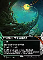 Stirring Wildwood (Borderless) - 39 - EOS - MTG