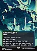 Lumbering Falls (Poster Borderless) - 69 - EOS - MTG