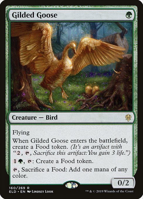 Image of Gilded Goose Throne of Eldraine (eld) #160