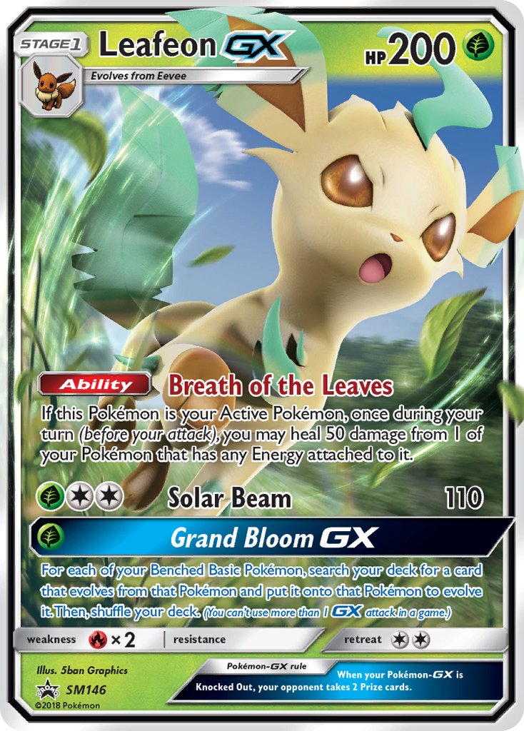 Image of Leafeon-GX Sun and Moon Promos (SMP) #SM146