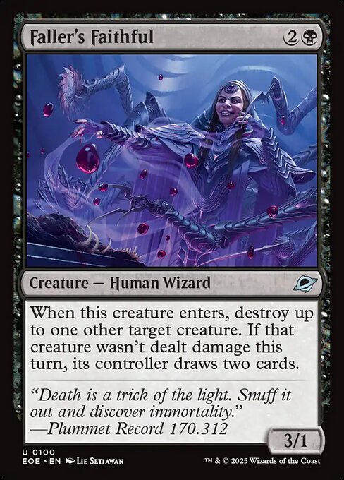 Image of Faller's Faithful Standard Edition from Edge of Eternities (set EOE)