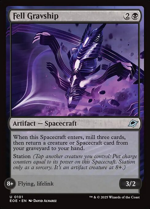 Image of Fell Gravship Standard Edition from Edge of Eternities (set EOE)