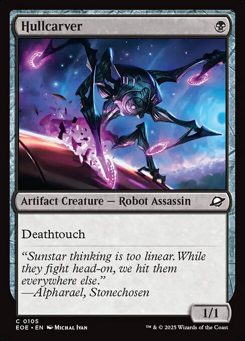 Image of Hullcarver Foil from Edge of Eternities (set EOE)
