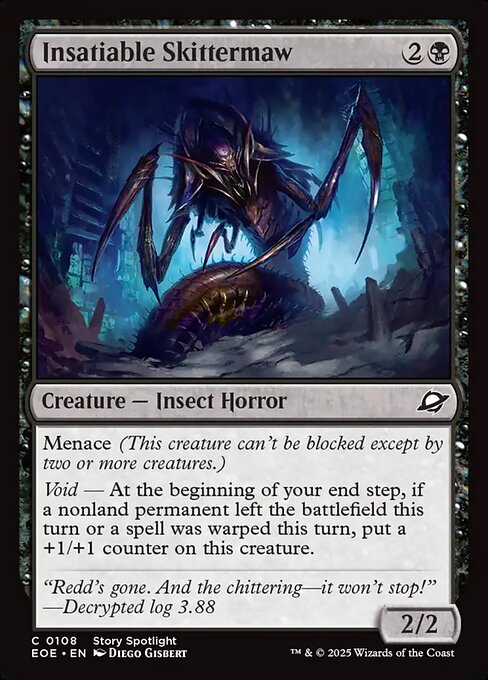 Image of Insatiable Skittermaw Standard Edition from Edge of Eternities (set EOE)