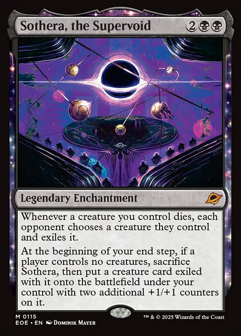 Image of Sothera, the Supervoid Foil from Edge of Eternities (set EOE)