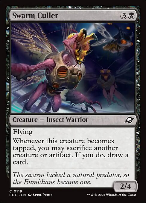 Image of Swarm Culler Foil from Edge of Eternities (set EOE)