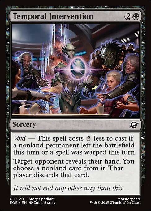 Image of Temporal Intervention Standard Edition from Edge of Eternities (set EOE)