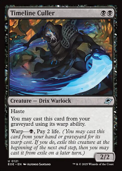 Image of Timeline Culler Foil from Edge of Eternities (set EOE)