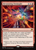 Image of Devastating Onslaught Foil from Edge of Eternities (set EOE)