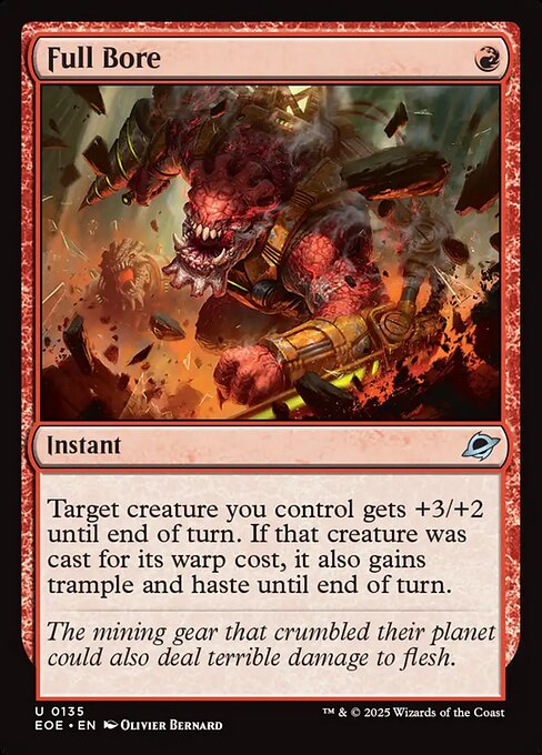 Image of Full Bore Foil from Edge of Eternities (set EOE)